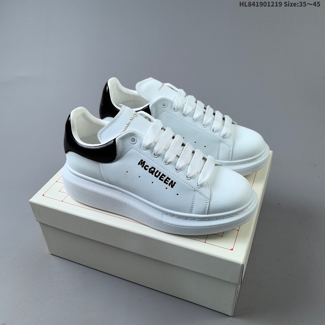 Alexander McQueen Oversized Exaggerated-Sole Suede Leather Sneakers