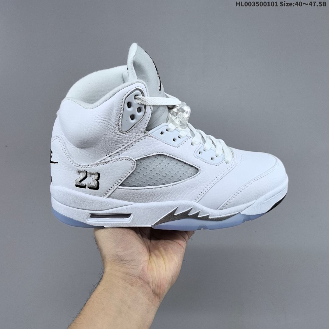 Air Jordan 5 Retro "Metallic White" AJ5 5 aj5 5 - foto 9