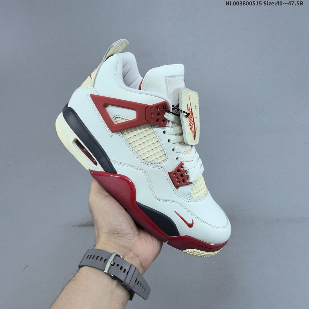 Nigel Sylvester x Air Jordan 4 "Sail Cinnabar" AJ4 4 aj4 4 - foto 3