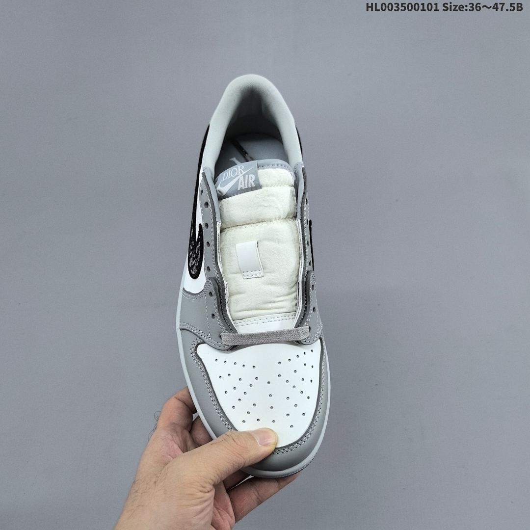 ❗️ Dior x Air Jordan 1 Low OG "White Wolf Grey" AJ1 1 aj1 1 - foto 6