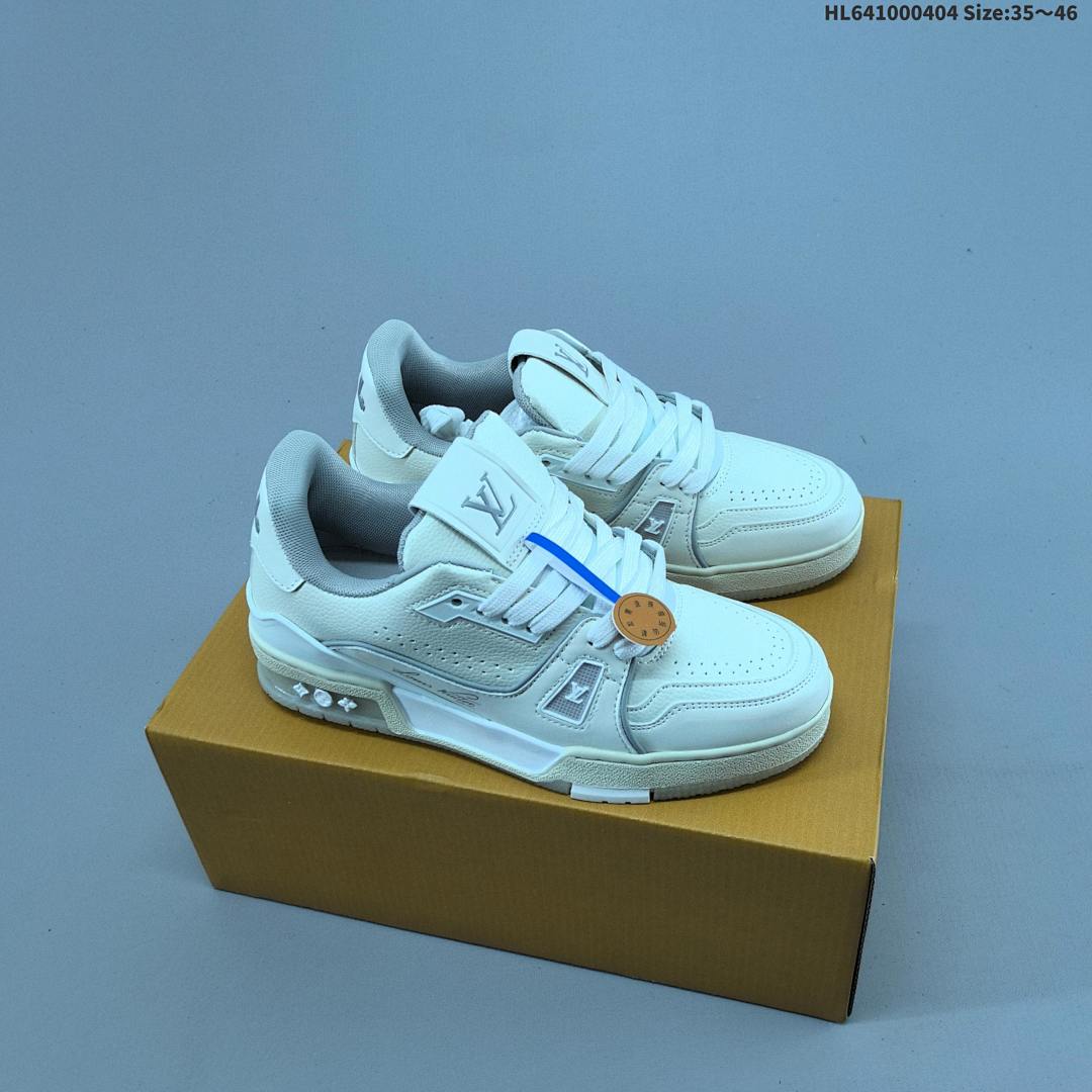 Louis Vuitton Trainer Sneaker Low LV ID Size 46