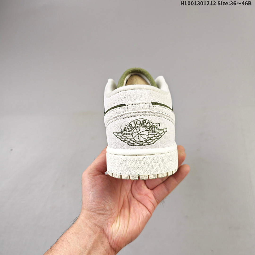 Air Jordan 1 Low "Medium Olive" AJ1 1 aj1 1 - foto 5