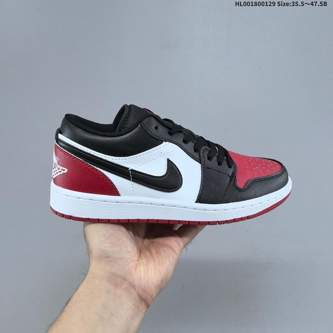 Air Jordan 1 Low "Bred Toe" AJ1 1 aj1 1 - foto 9