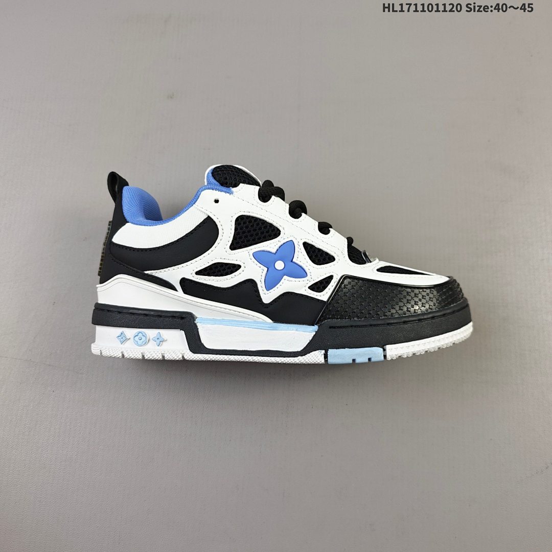 Louis Vuitton Trainer Sneaker Low LV ID Size 45