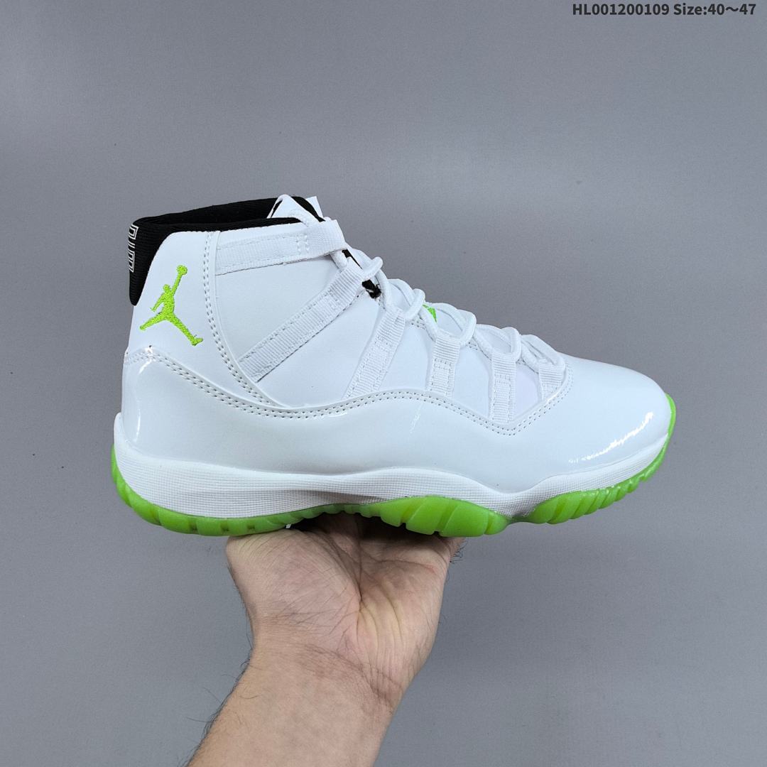 Air Jordan 11 Retro "White Green" AJ11 11 aj11 11 - foto 9