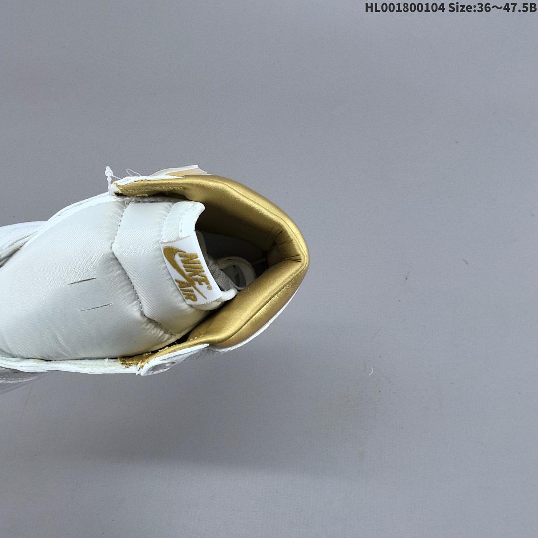 Air Jordan 1 High OG "White and Gold" AJ1 1 aj1 1 - foto 2