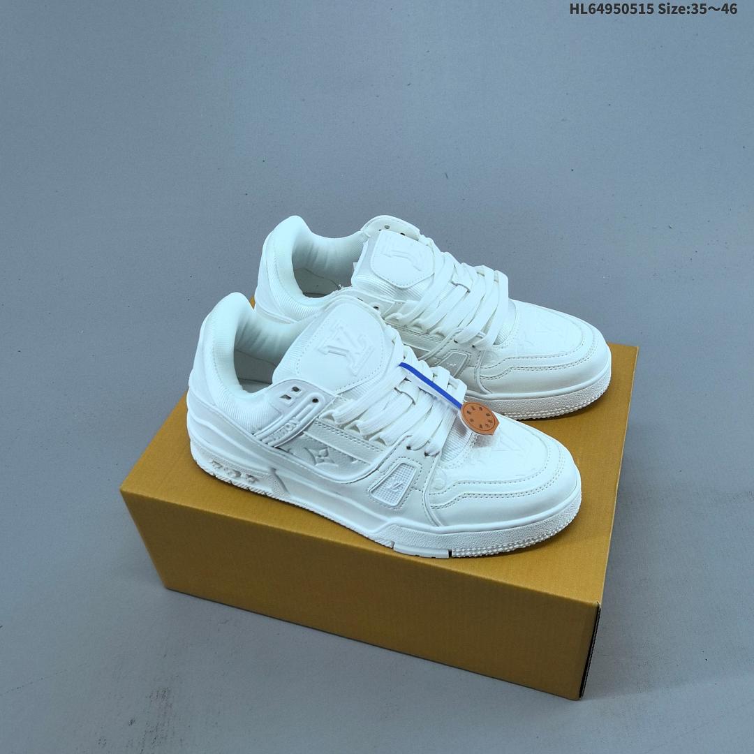Louis Vuitton Trainer Sneaker Low LV ID Size 46 - foto 10