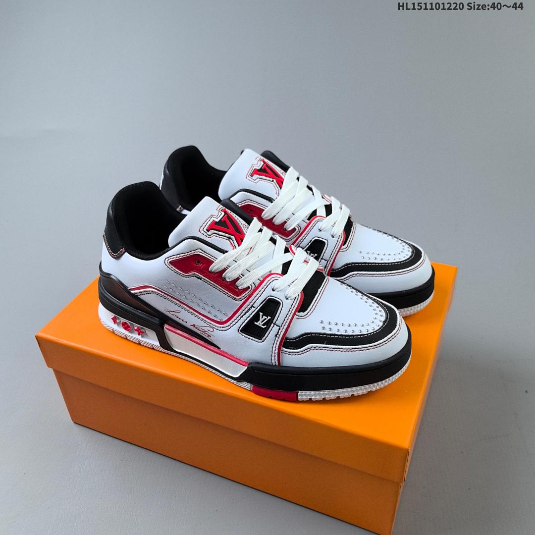 Louis Vuitton Trainer Sneaker Low LV ID Size 44