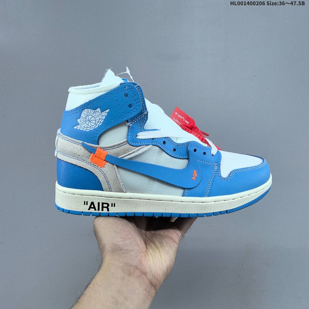 OFF-WHITE x Air Jordan 1 Retro High "White The The" OG AJ1 1 aj1 1 1 - foto 7