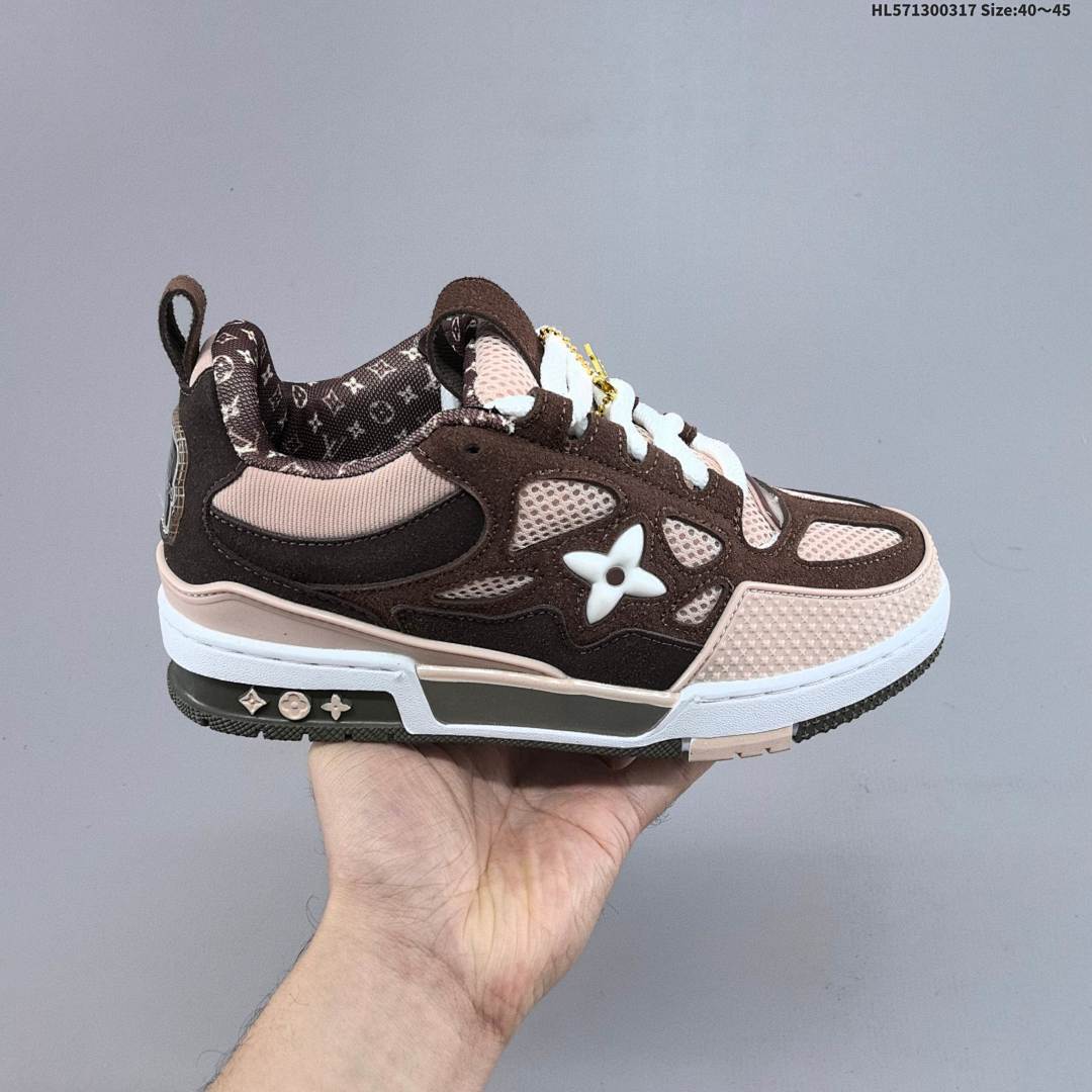 LV Louis Vuitton Trainer Sneaker Low ID Size 45 - foto 2