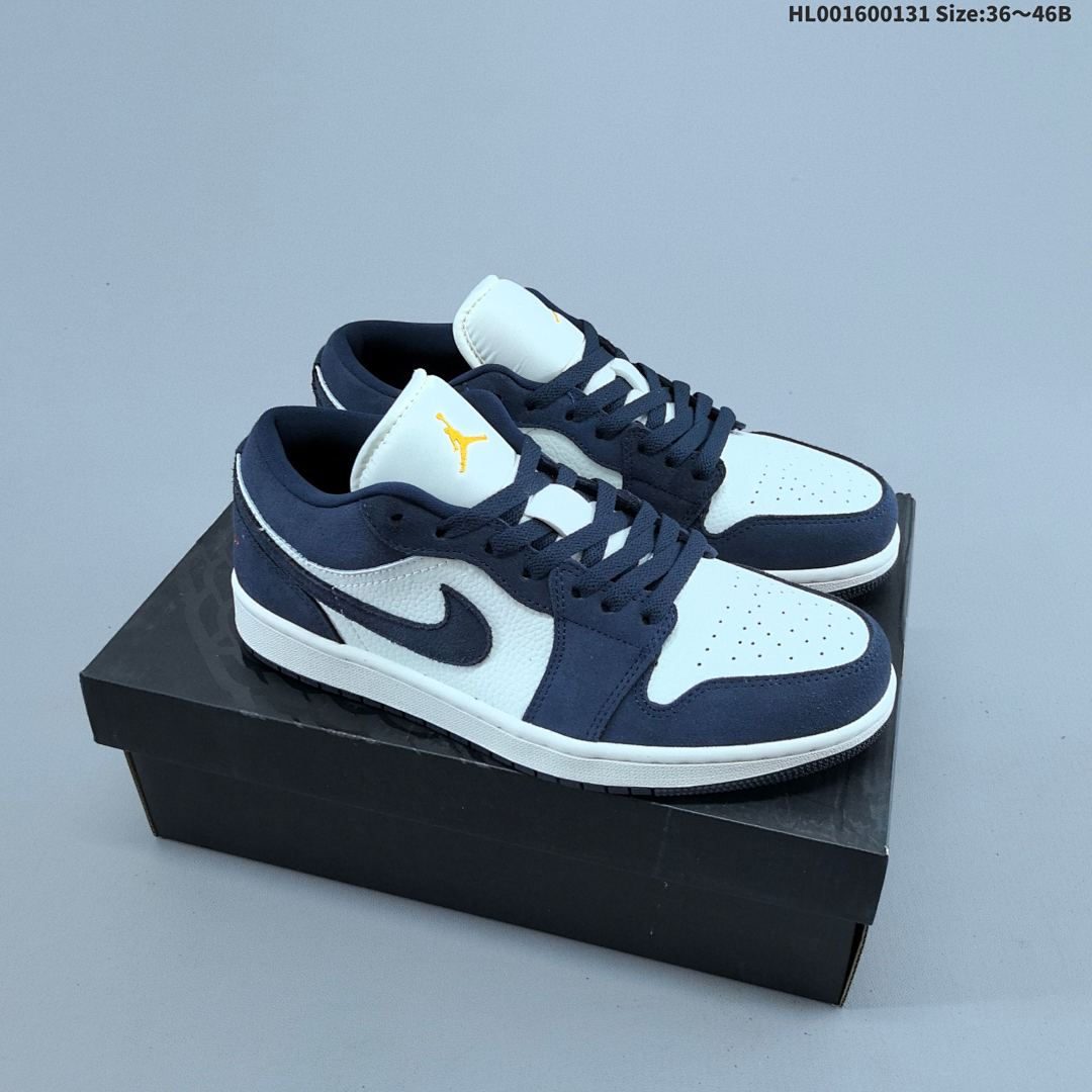 Air Jordan 1 Low "Obsidian Suede" AJ1 1 aj1 1