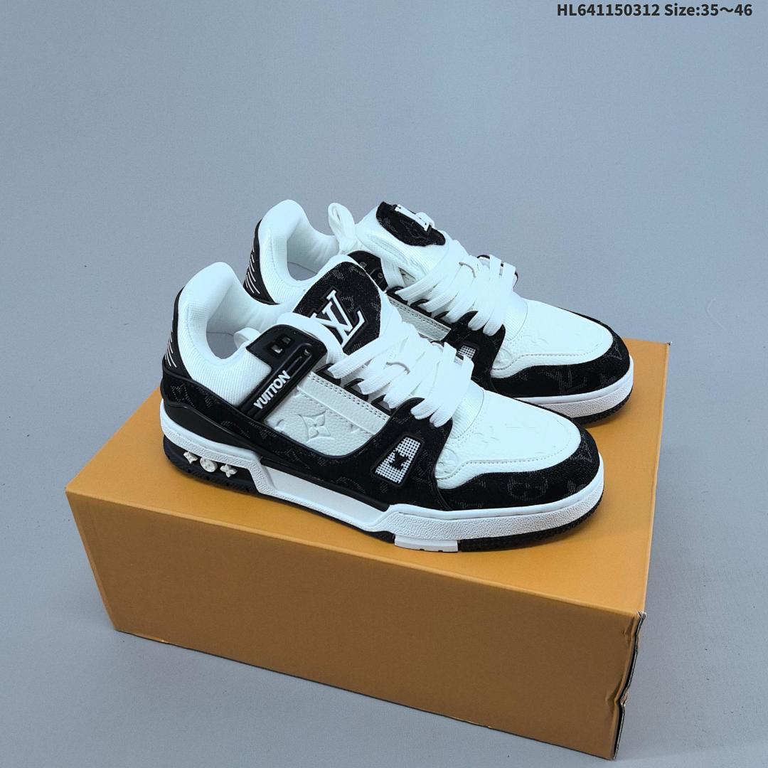 Louis Vuitton Trainer Sneaker Low LV ID Size 46 - foto 2