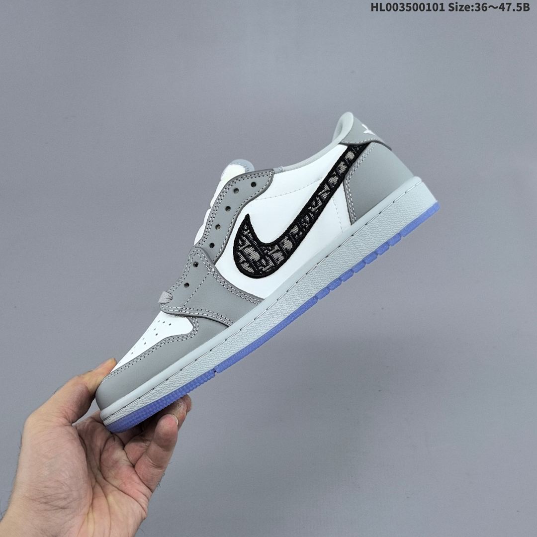 ❗️ Dior x Air Jordan 1 Low OG "White Wolf Grey" AJ1 1 aj1 1 - foto 7