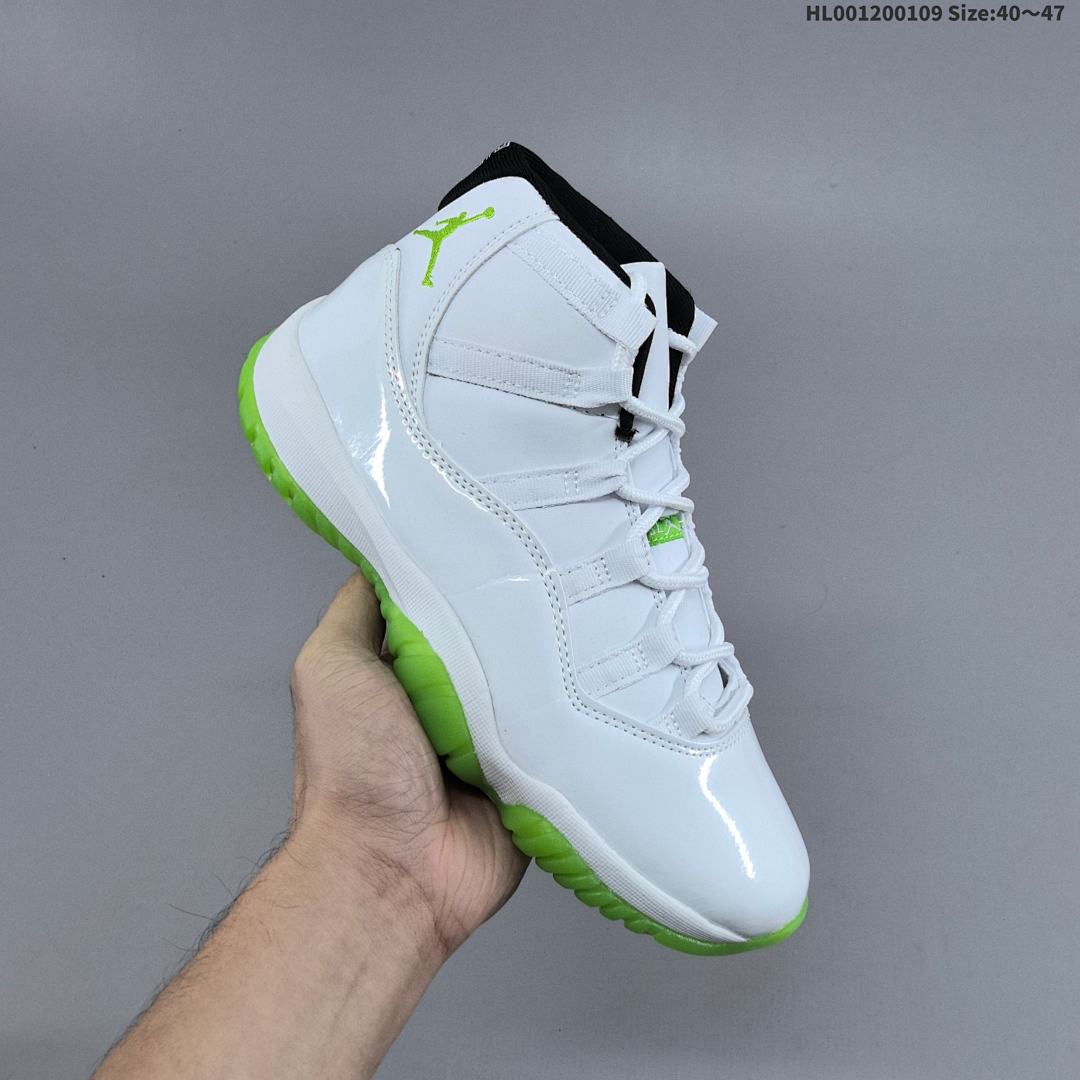 Air Jordan 11 Retro "White Green" AJ11 11 aj11 11 - foto 8