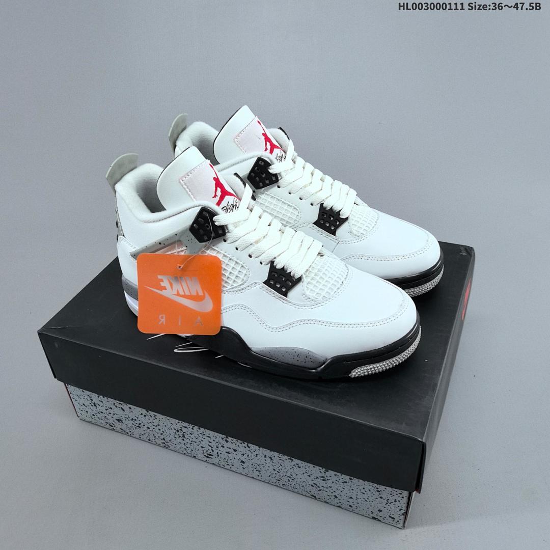 Air Jordan 4 Retro OG "White Cement" AJ4 4 aj4 4