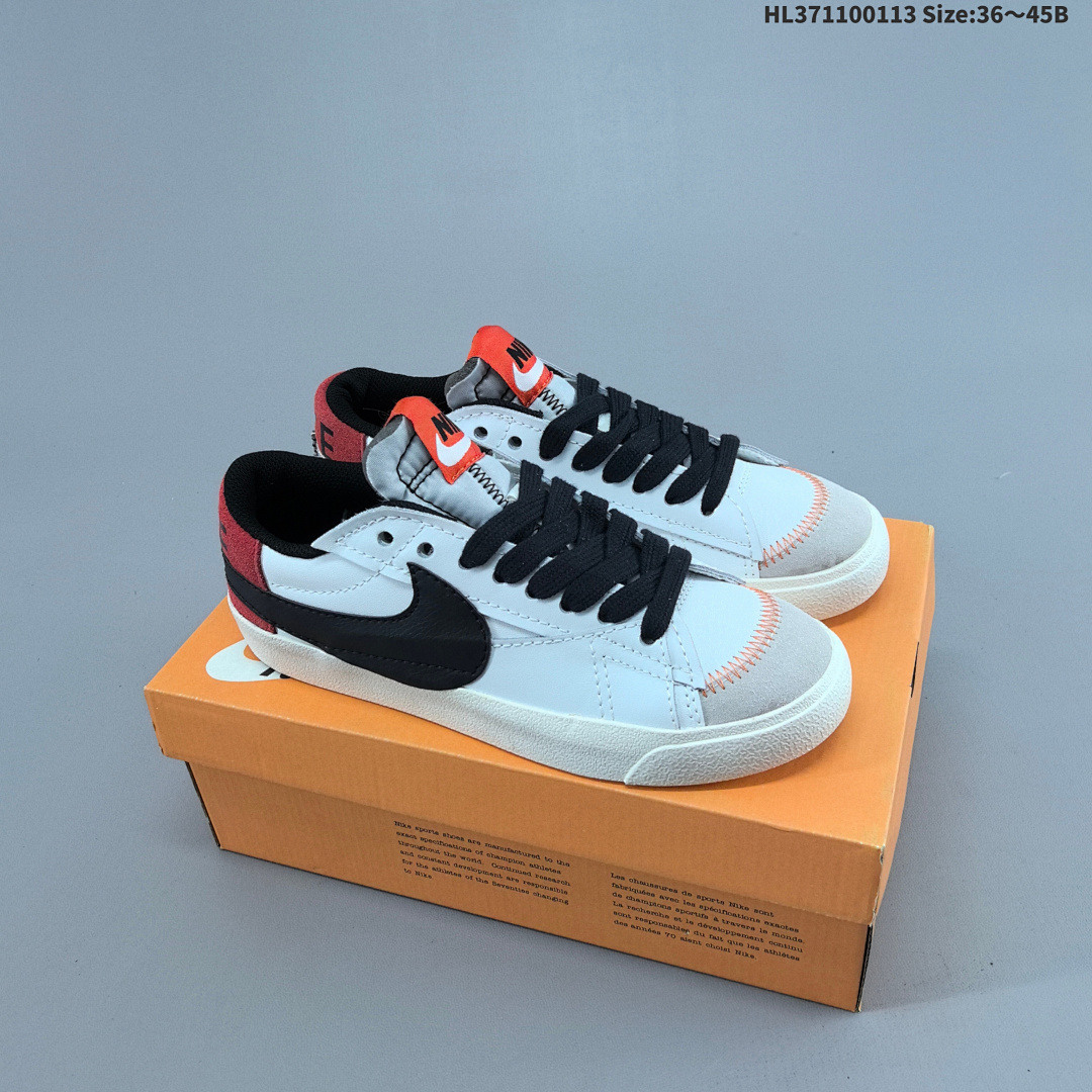 NK Blazer Low & x27;77 Jumbo Blazer Swoosh Sw