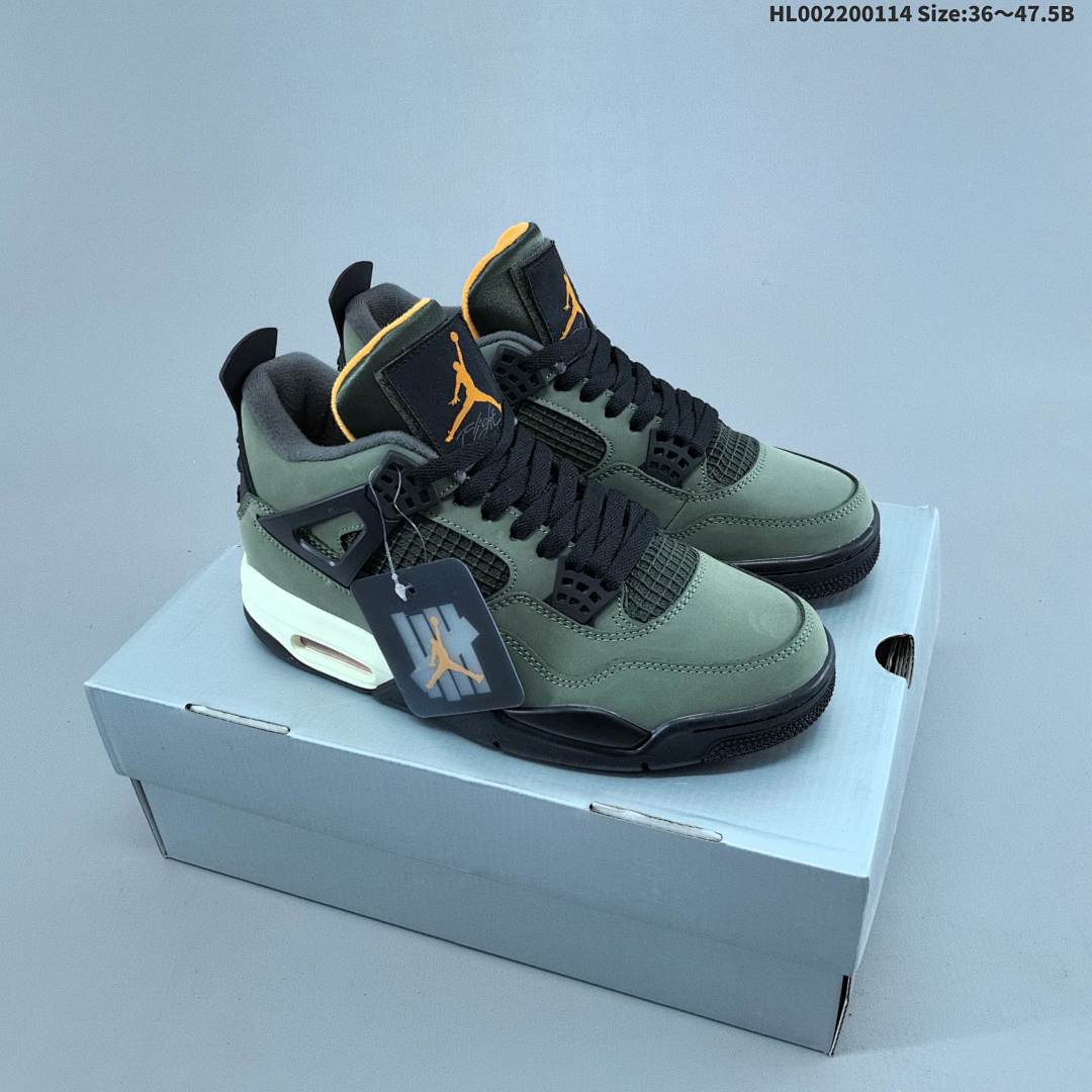 Undefeated x Air Jordan 4 Retro AJ4 4 aj4 4 MA-1 Unde