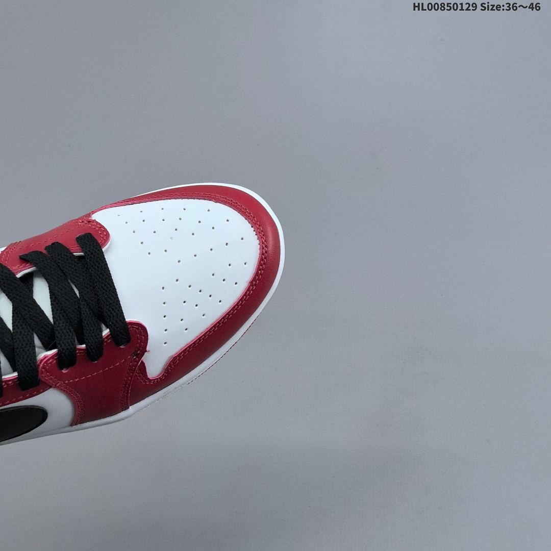 Air Jordan 1 Low OG "Black Muslin Varsity Red" AJ1 1 aj1 1 - foto 3