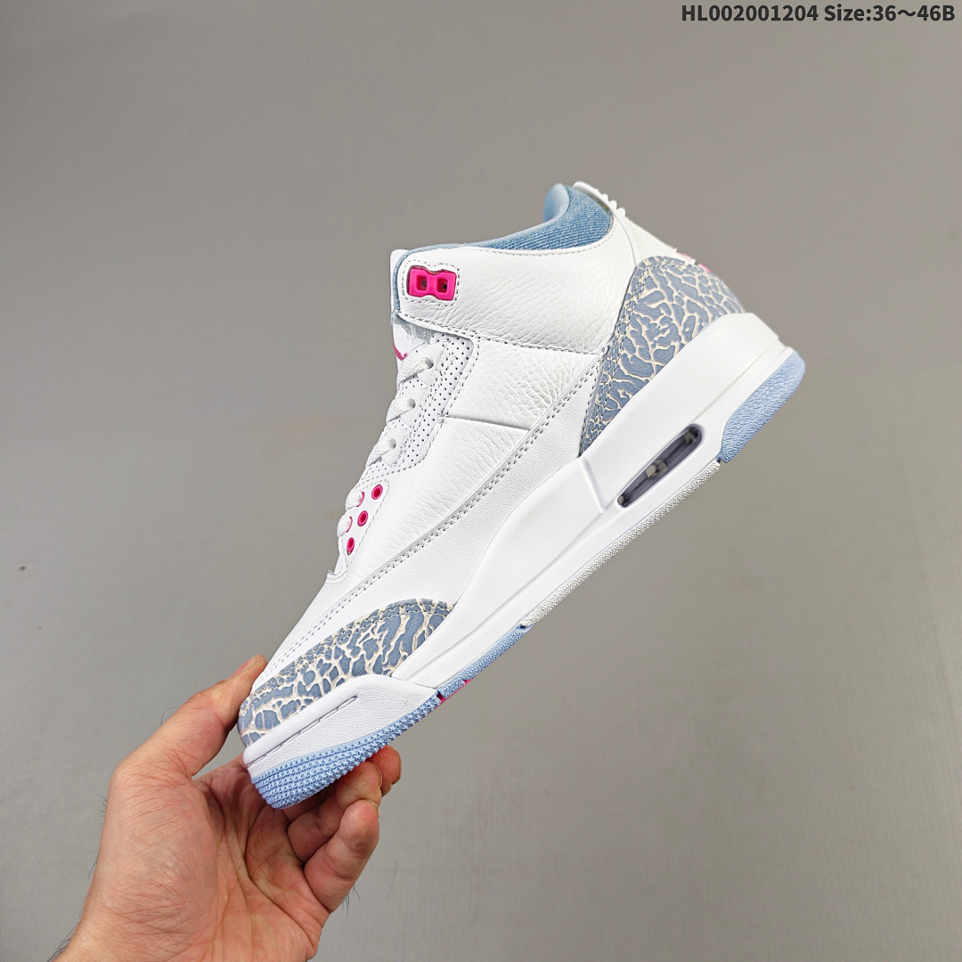Air Jordan 3 Retro "White And Cobalt Bliss" AJ3 3 aj3 3 - foto 7