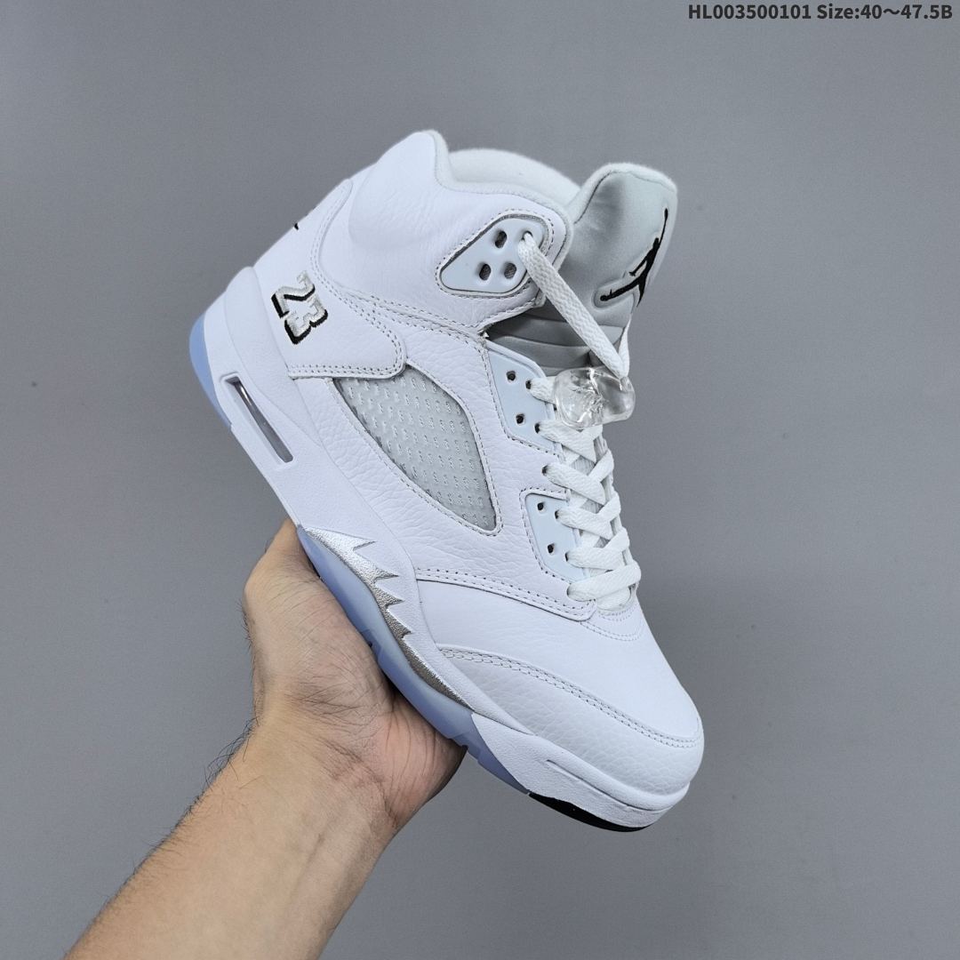 Air Jordan 5 Retro "Metallic White" AJ5 5 aj5 5 - foto 8