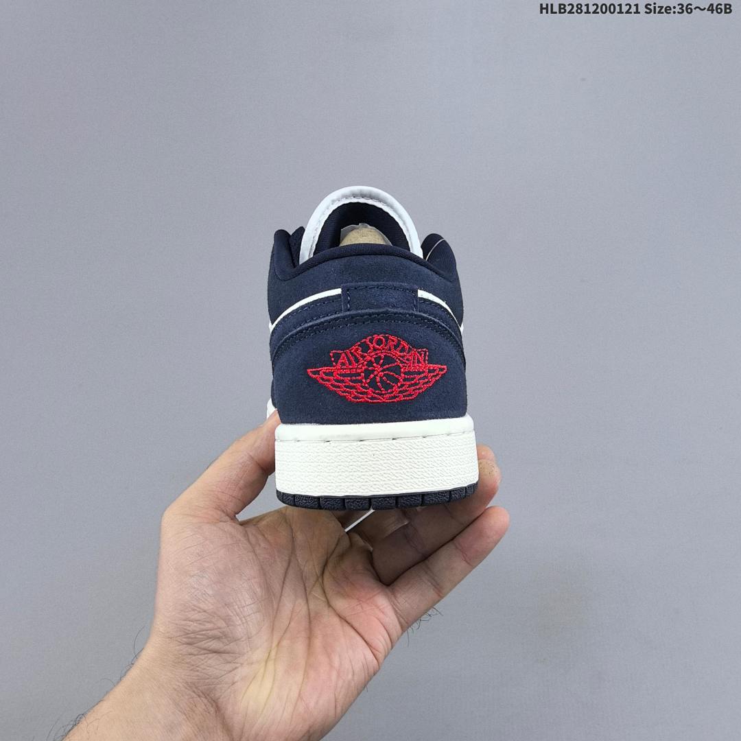 Air Jordan 1 Low "Obsidian Suede" AJ1 1 aj1 1 Jor - foto 5