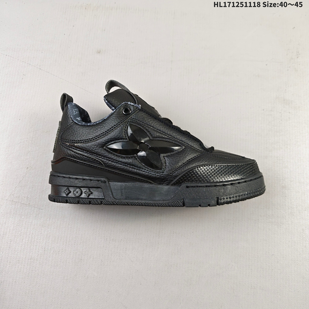 LV Louis Vuitton Trainer Sneaker Low HL171251118 Size 45