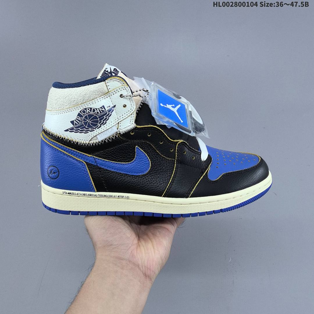 Union LA x Fragment Design x Air Jordan 1 Retro High OG "Sport Royal" A - foto 9