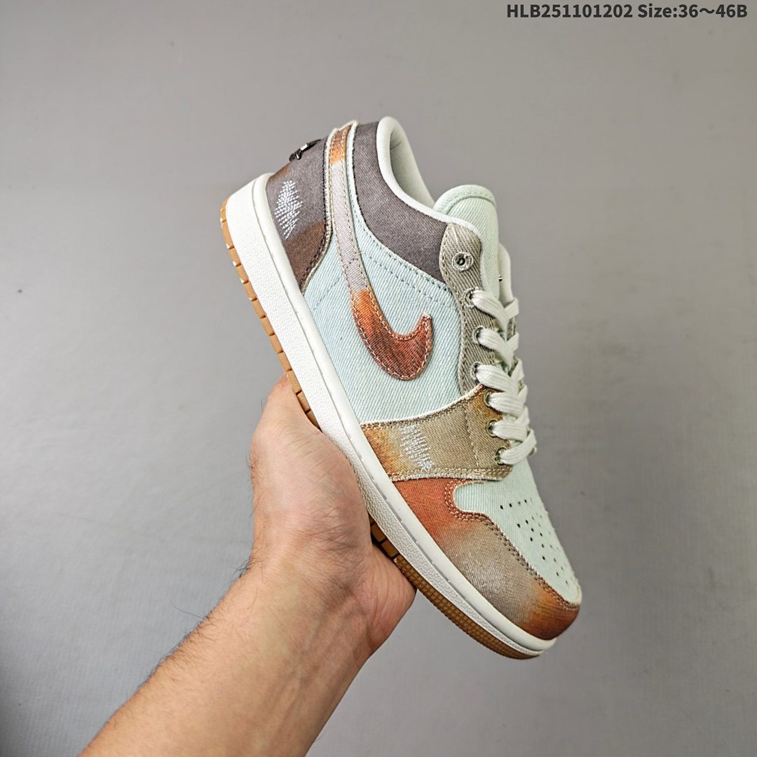 Air Jordan 1 Low SE "Multi-Color Distressed" AJ1 1 aj1 1 Jordan - foto 8