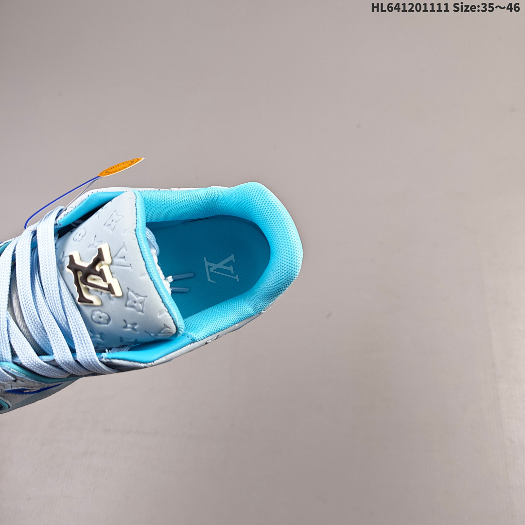 Louis Vuitton Trainer Sneaker Low LV ID Size 46 - foto 3