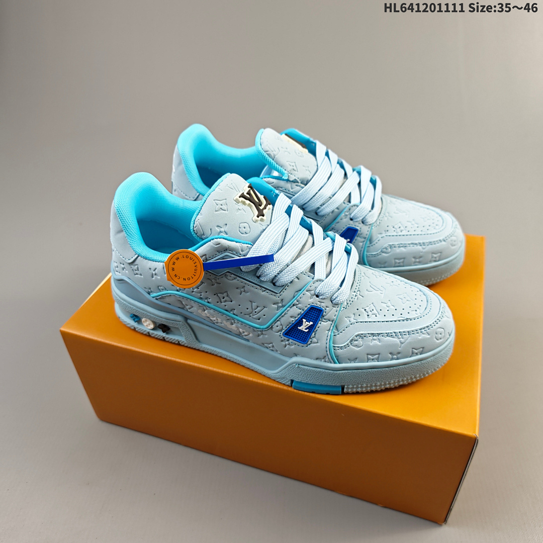 Louis Vuitton Trainer Sneaker Low LV ID Size 46 - foto 2