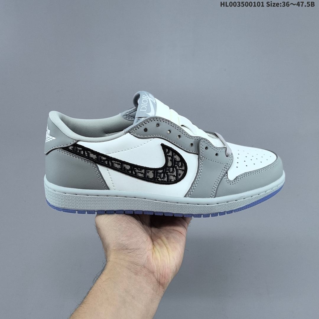 ❗️ Dior x Air Jordan 1 Low OG "White Wolf Grey" AJ1 1 aj1 1 - foto 9