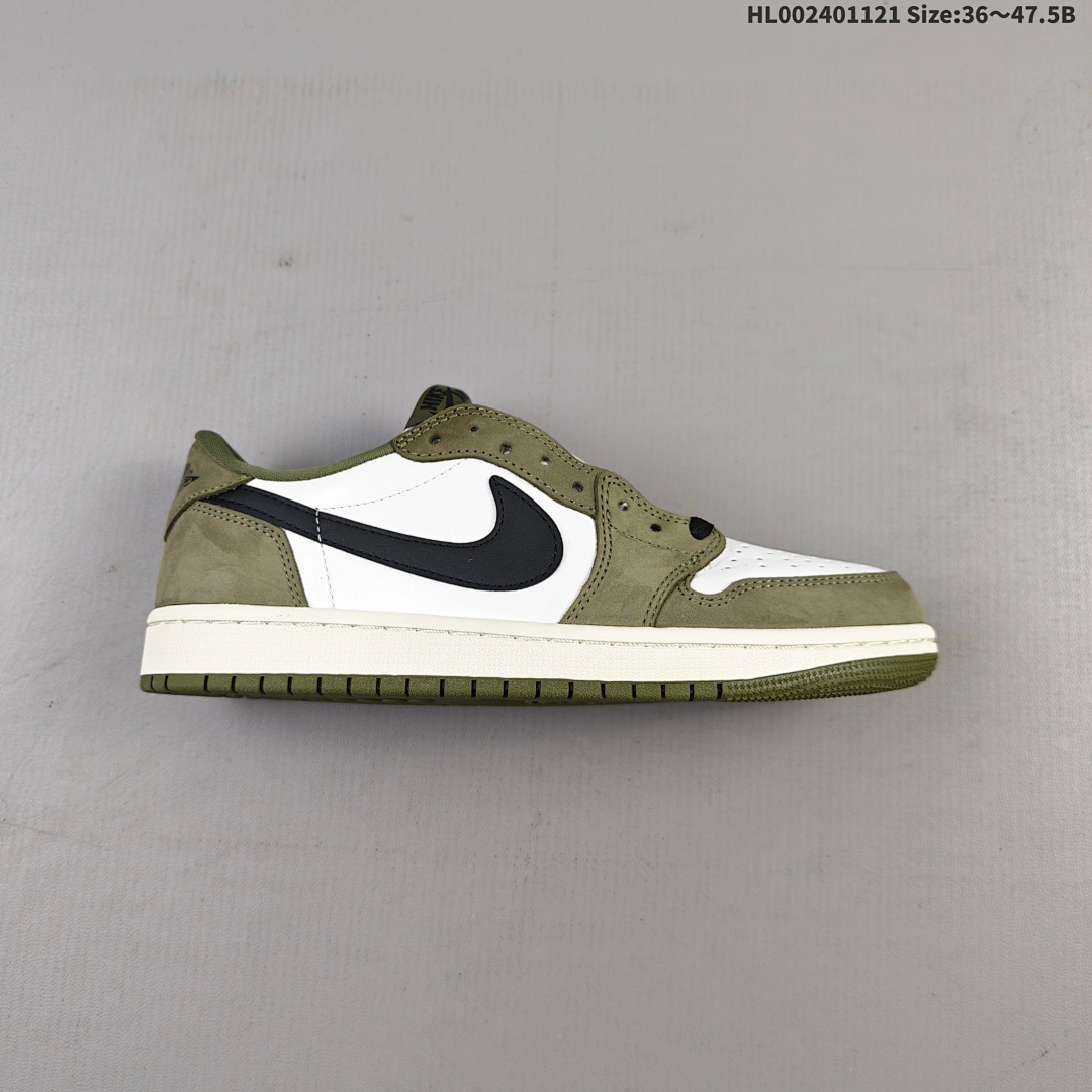 Air Jordan 1 Low OG "Medium Olive" AJ1 1 aj1 1