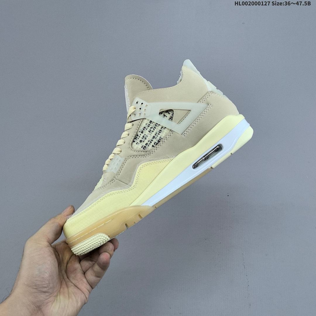 Off-White™ x Air Jordan 4 Retro "Cream Sail OW" AJ4 4 aj4 4 - foto 7