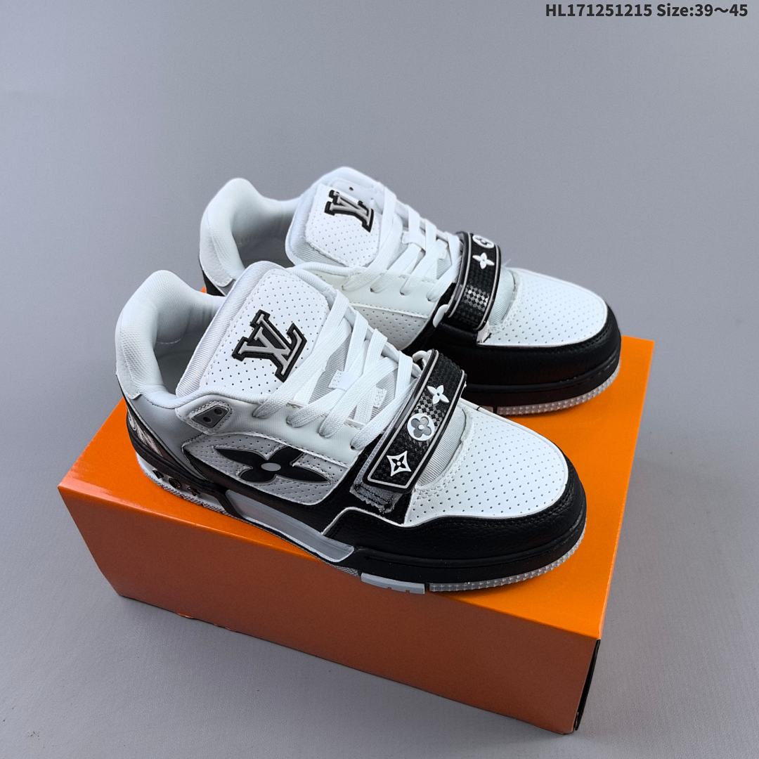 Louis Vuitton Trainer Sneaker Low LV ID Size 45 - foto 4