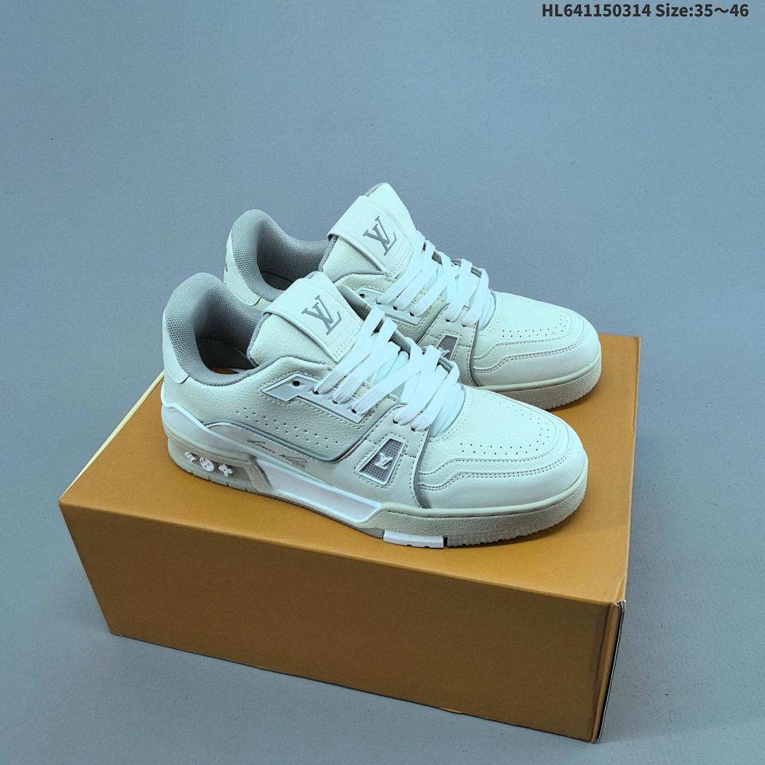 Louis Vuitton Trainer Sneaker Low LV ID Size 46 - foto 7
