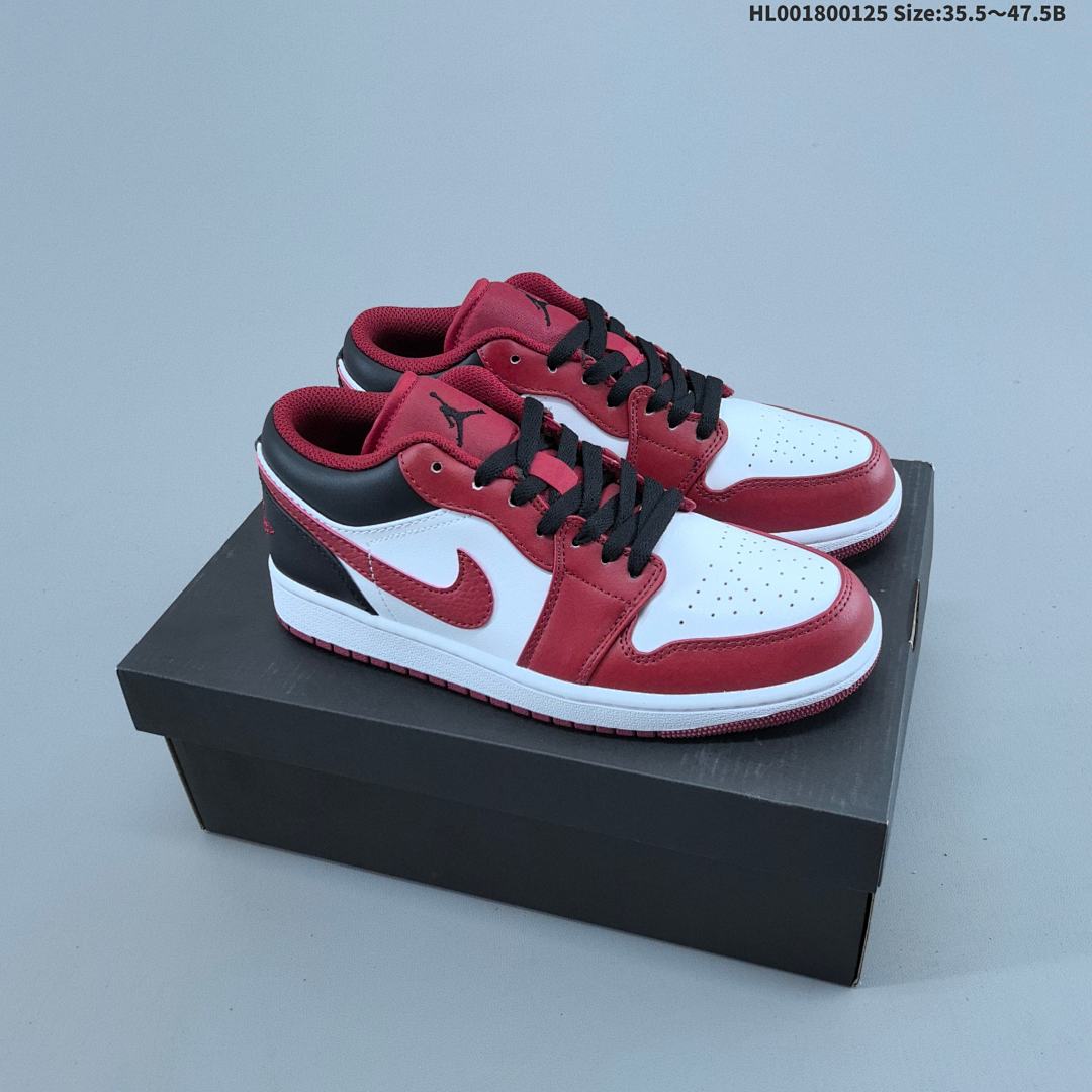 Air Jordan 1 Low "Reverse Black Toe" AJ1 1 aj1 1