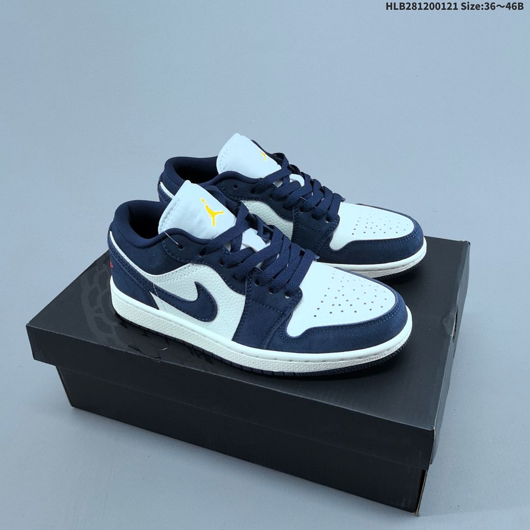 Air Jordan 1 Low "Obsidian Suede" AJ1 1 aj1 1 Jor
