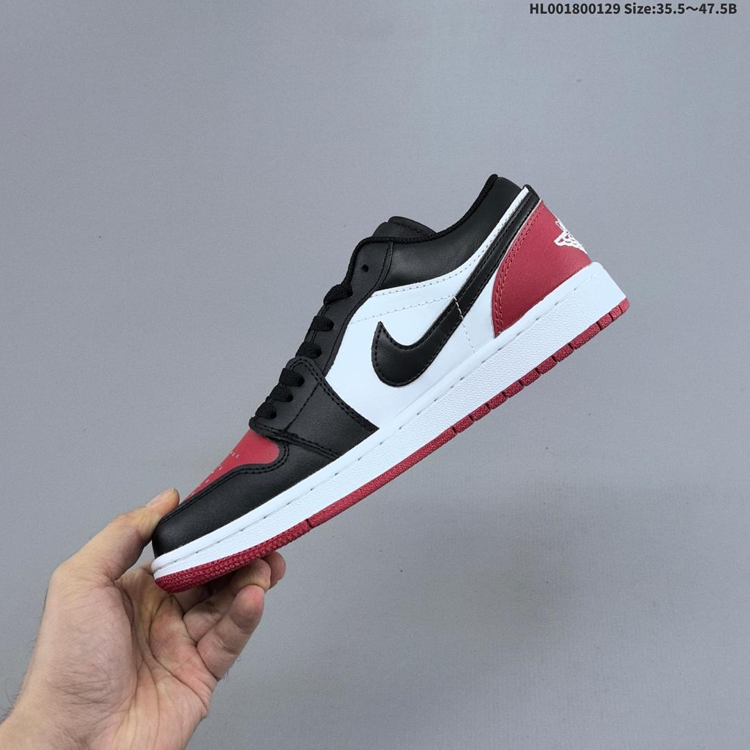 Air Jordan 1 Low "Bred Toe" AJ1 1 aj1 1 - foto 7