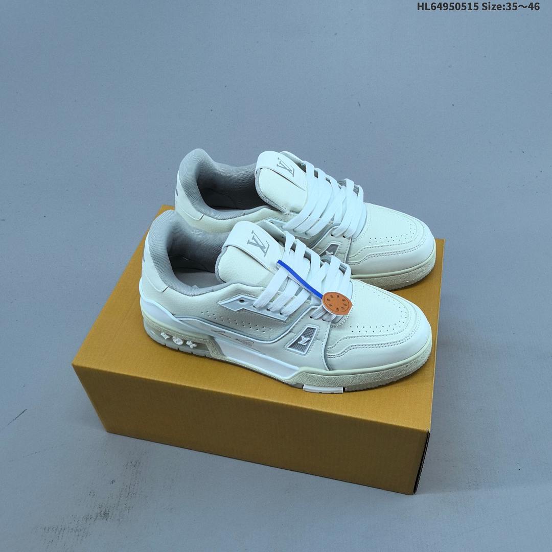 Louis Vuitton Trainer Sneaker Low LV ID Size 46 - foto 8