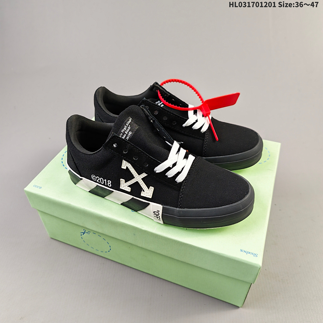 OFF-WHITE Vulcanized Striped Low Top ID Size 47 - foto 8