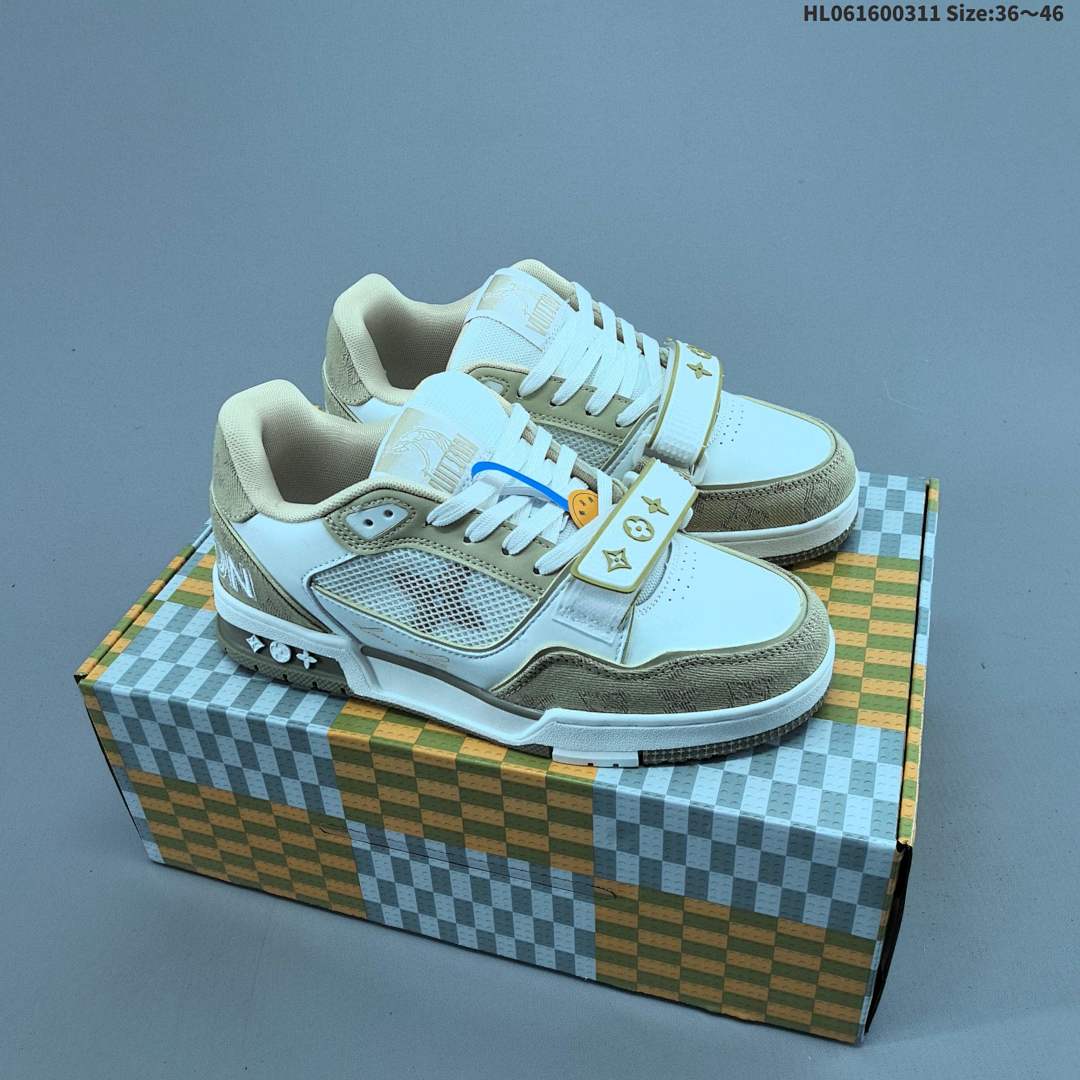 Louis Vuitton Trainer Sneaker Low LV ID Size 46 - foto 2