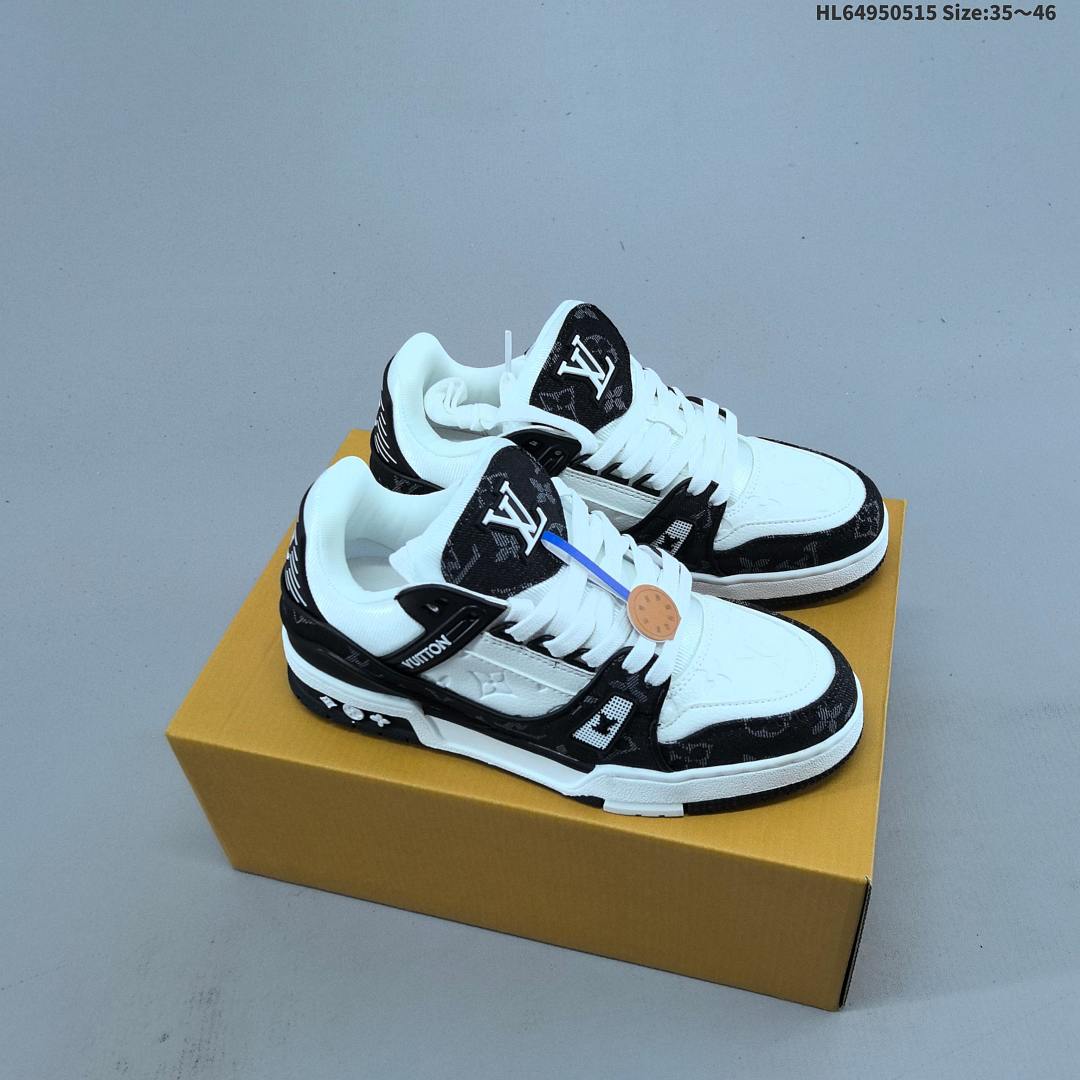 Louis Vuitton Trainer Sneaker Low LV ID Size 46 - foto 11