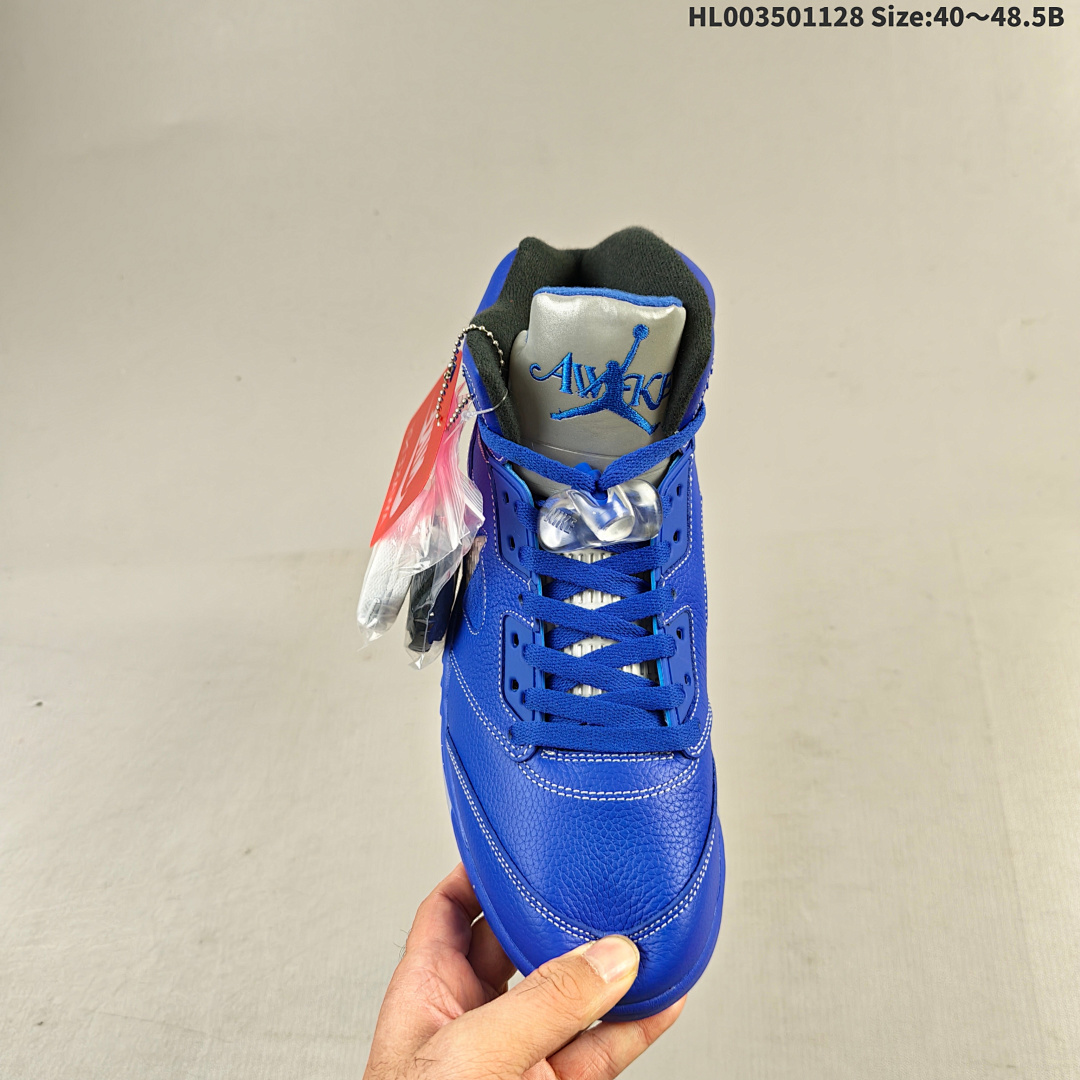 Awake NY x Air Jordan 5 Retro "Blue" AJ5 5 aj5 5 Awake NY Jorda - foto 8