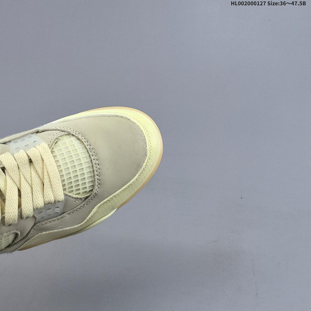 Off-White™ x Air Jordan 4 Retro "Cream Sail OW" AJ4 4 aj4 4 - foto 3