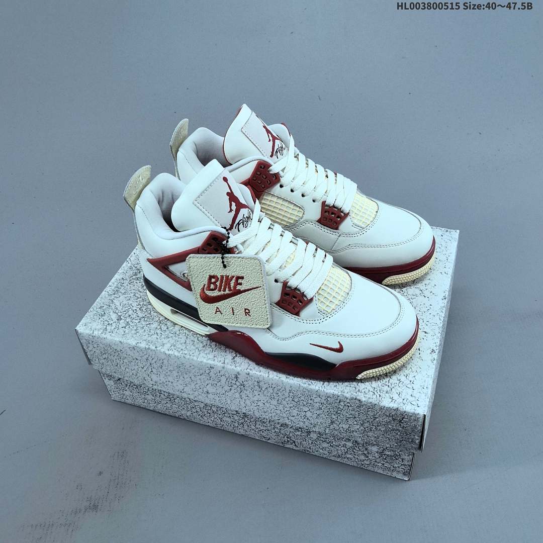 Nigel Sylvester x Air Jordan 4 "Sail Cinnabar" AJ4 4 aj4 4