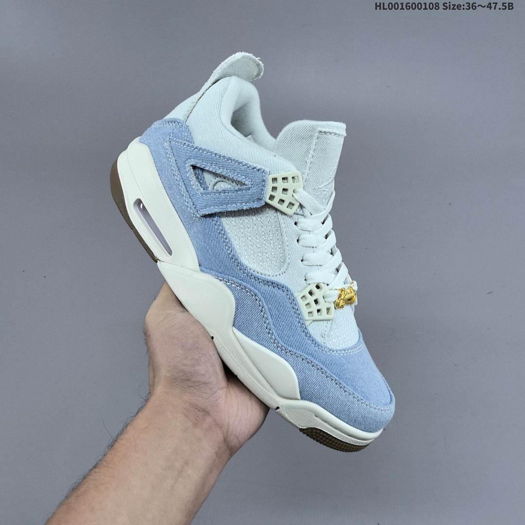 Air Jordan 4 Retro Denim "Worn Blue" AJ4 4 aj4 4 - foto 8