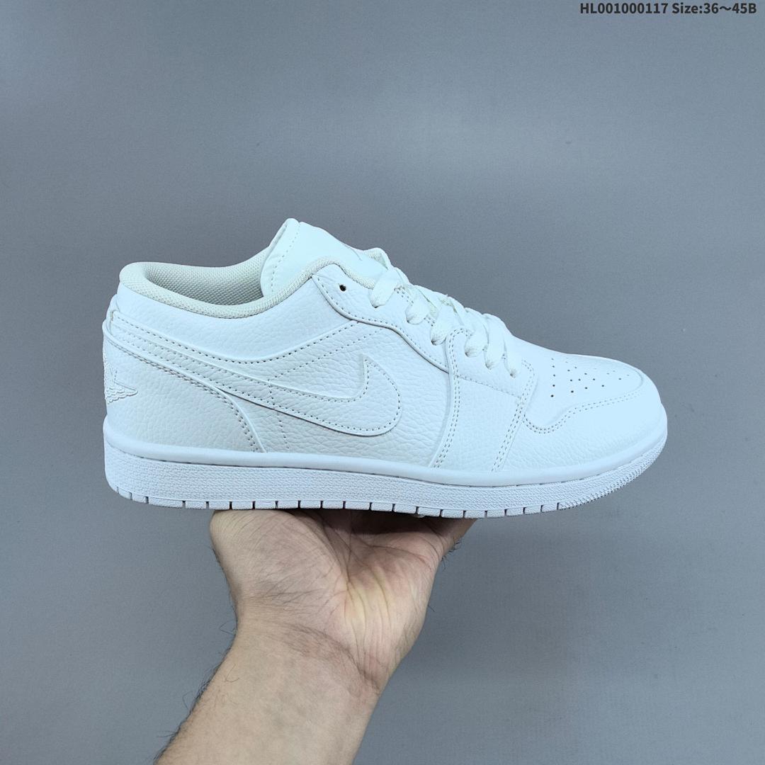Air Jordan 1 Low "Triple White" AJ1 1 aj1 1 - foto 9