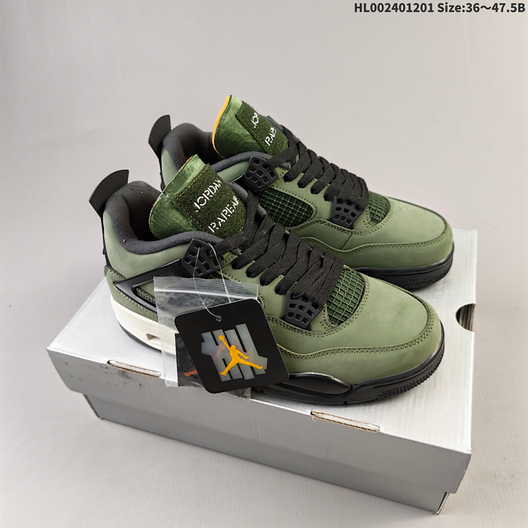 Undefeated x Air Jordan 4 Retro AJ4 4 aj4 4 MA-1 Unde