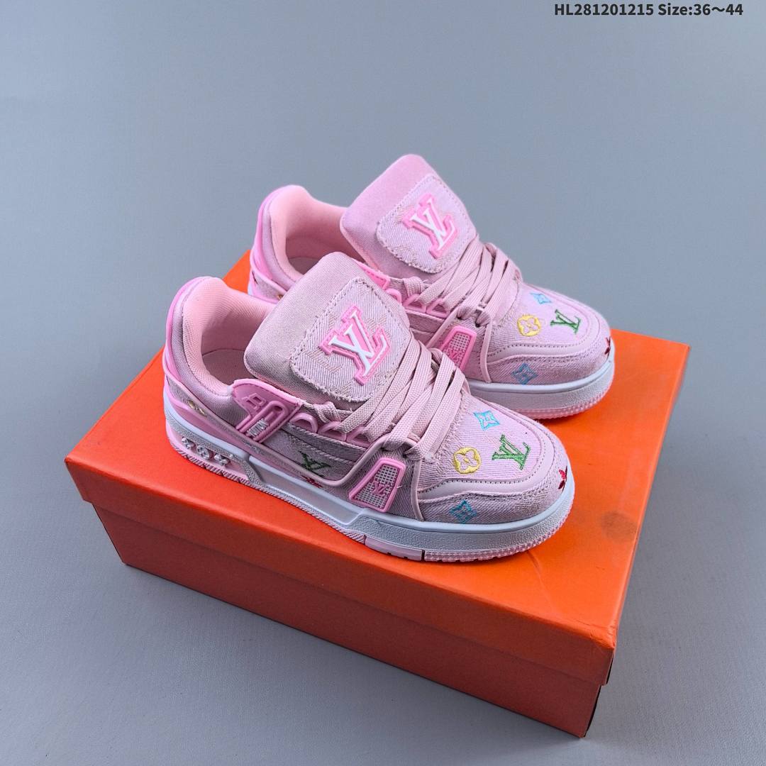 Louis Vuitton Trainer Sneaker Low LV ID Size 44 - foto 2