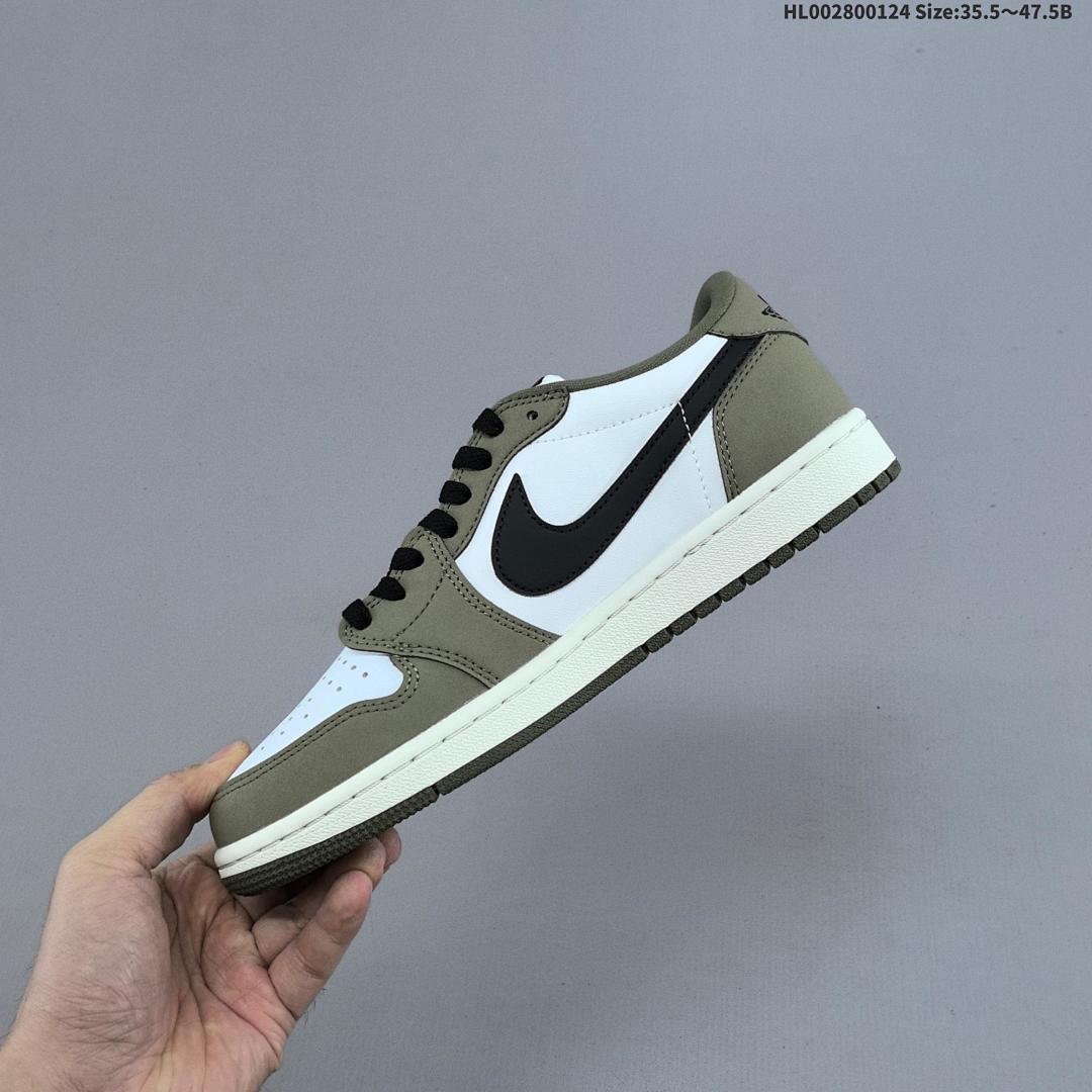Air Jordan 1 Low OG "Medium Olive" AJ1 1 aj1 1 - foto 3